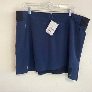 Smartwool Women's S150 Skort Skirt Lined Navy Black Size XL NEW